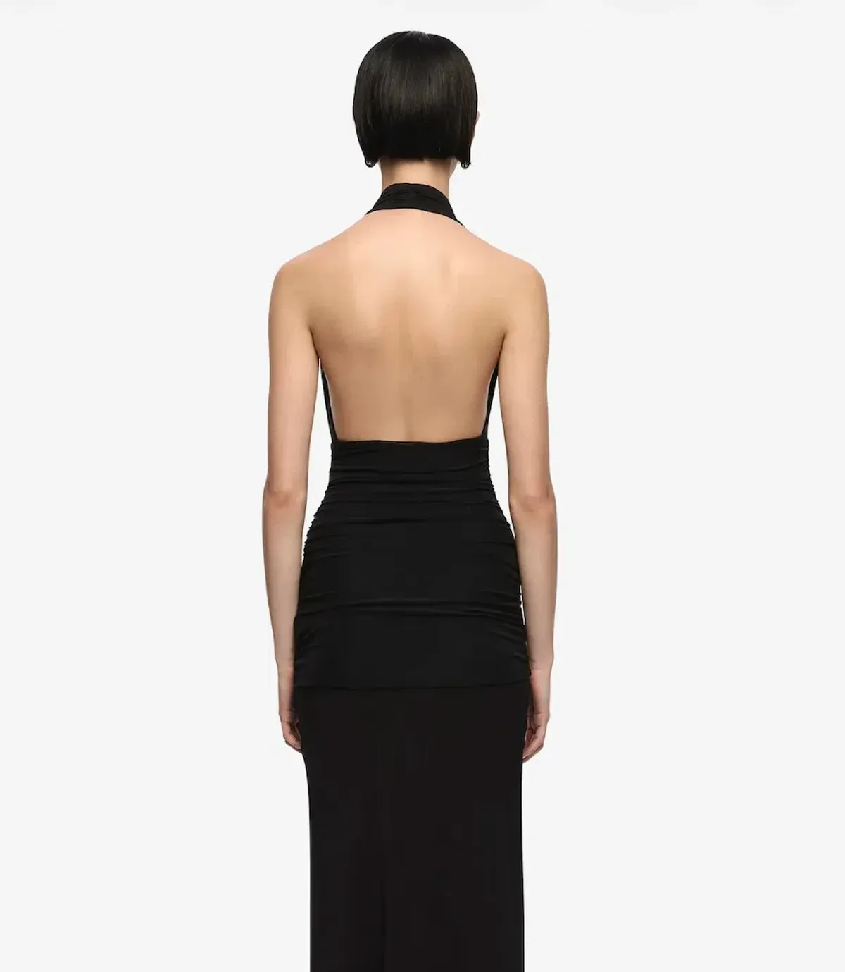 Bec & Bridge Cassis Drape Maxi Dress in Black, Size 8 - Image 4