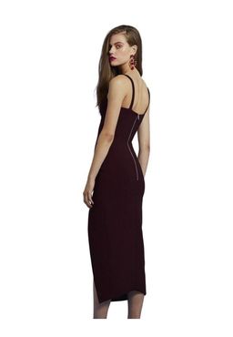 By Johnny Contour Lines Split Midi Dress Size 12 for rent on The Volte - image 2