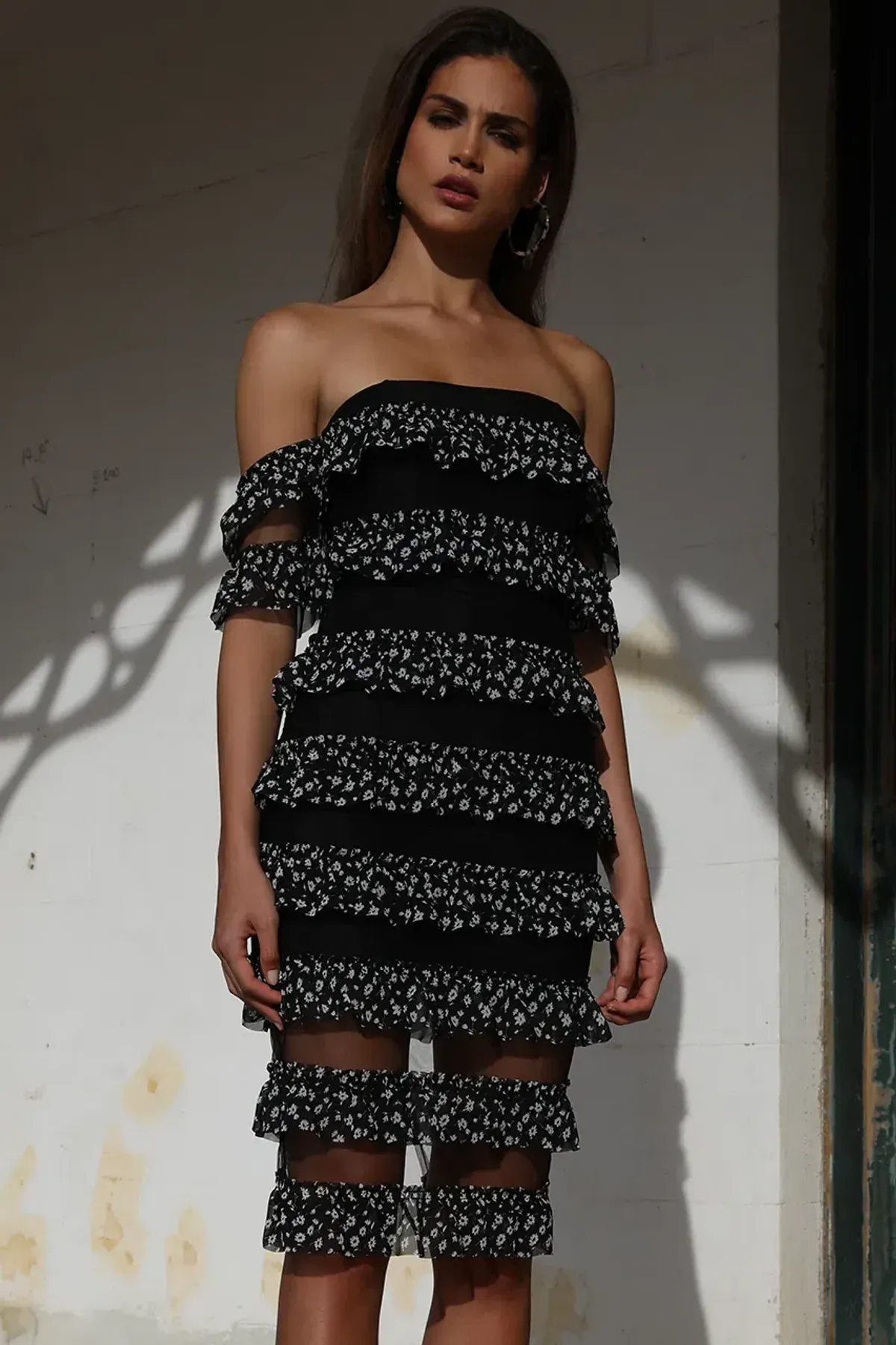 Prem The Label Ladylike Midi Dress Black Size 6 - Image 2