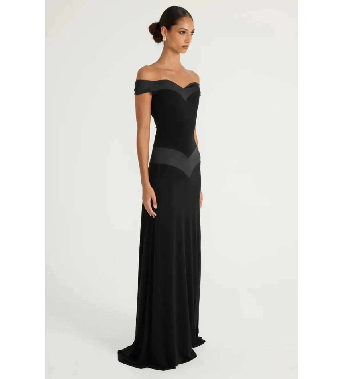 Ance Gria Octavia Gown in Black Size 8 - Image 2
