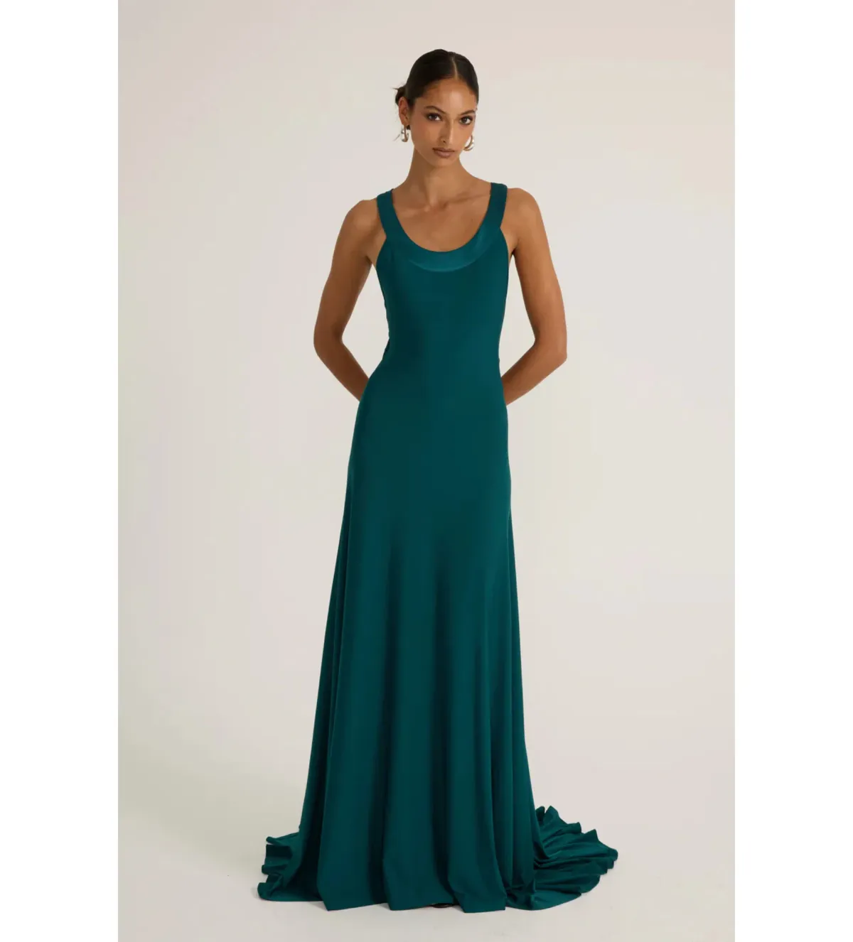 Ance Gria Rina Gown in Teal Size 8 - Image 1