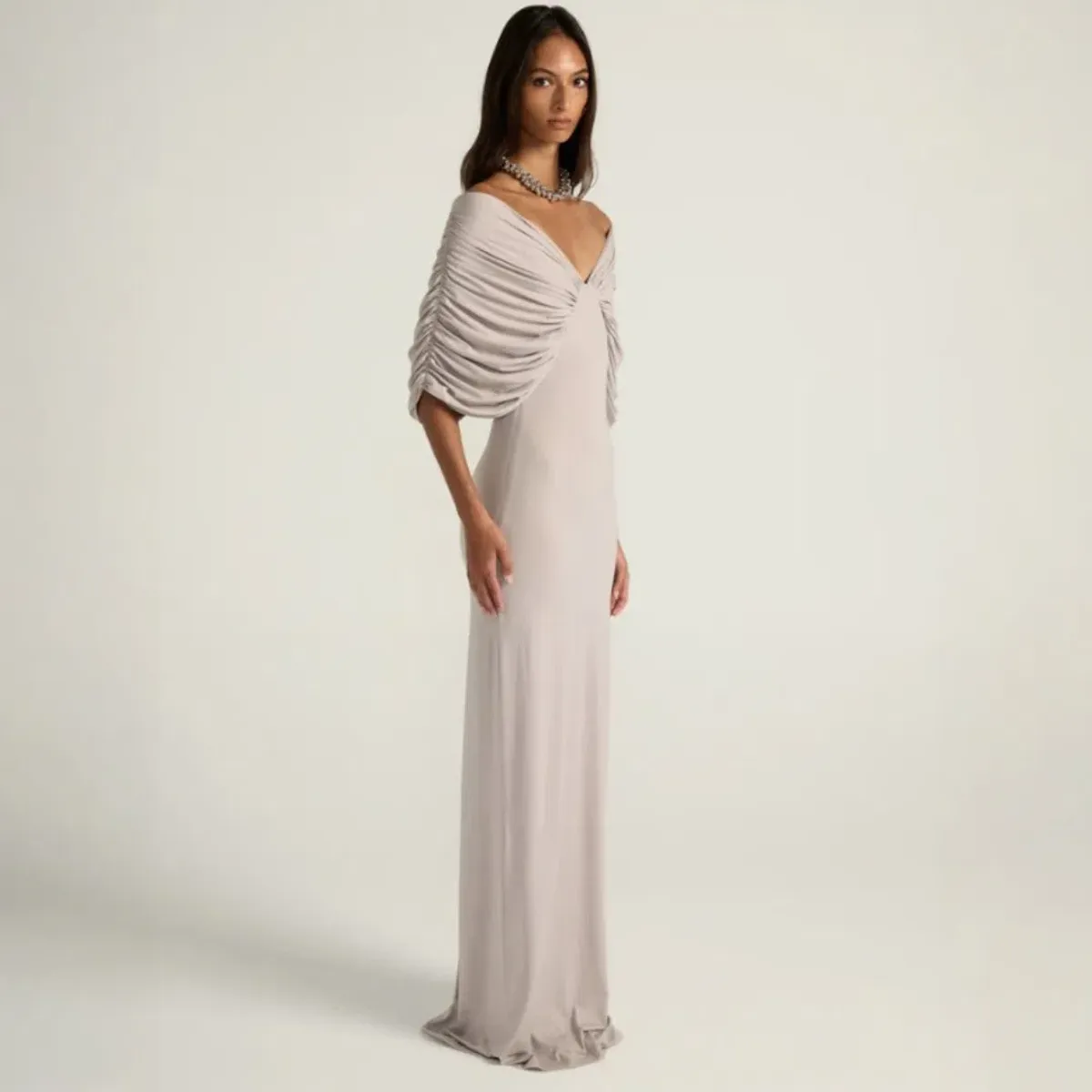 Ance Gria Neve Dress - Grey Size Medium - Image 3