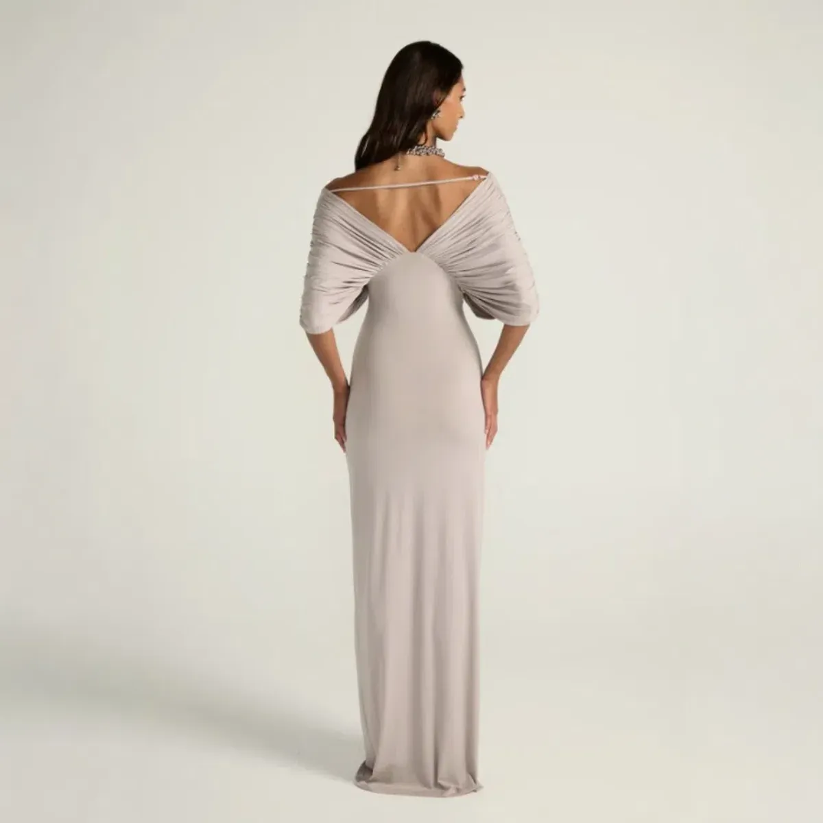 Ance Gria Neve Dress - Grey Size Medium - Image 2