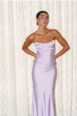 Hntr The Label, Hugo Gown, Lilac, Size small for rent on The Volte - image 2
