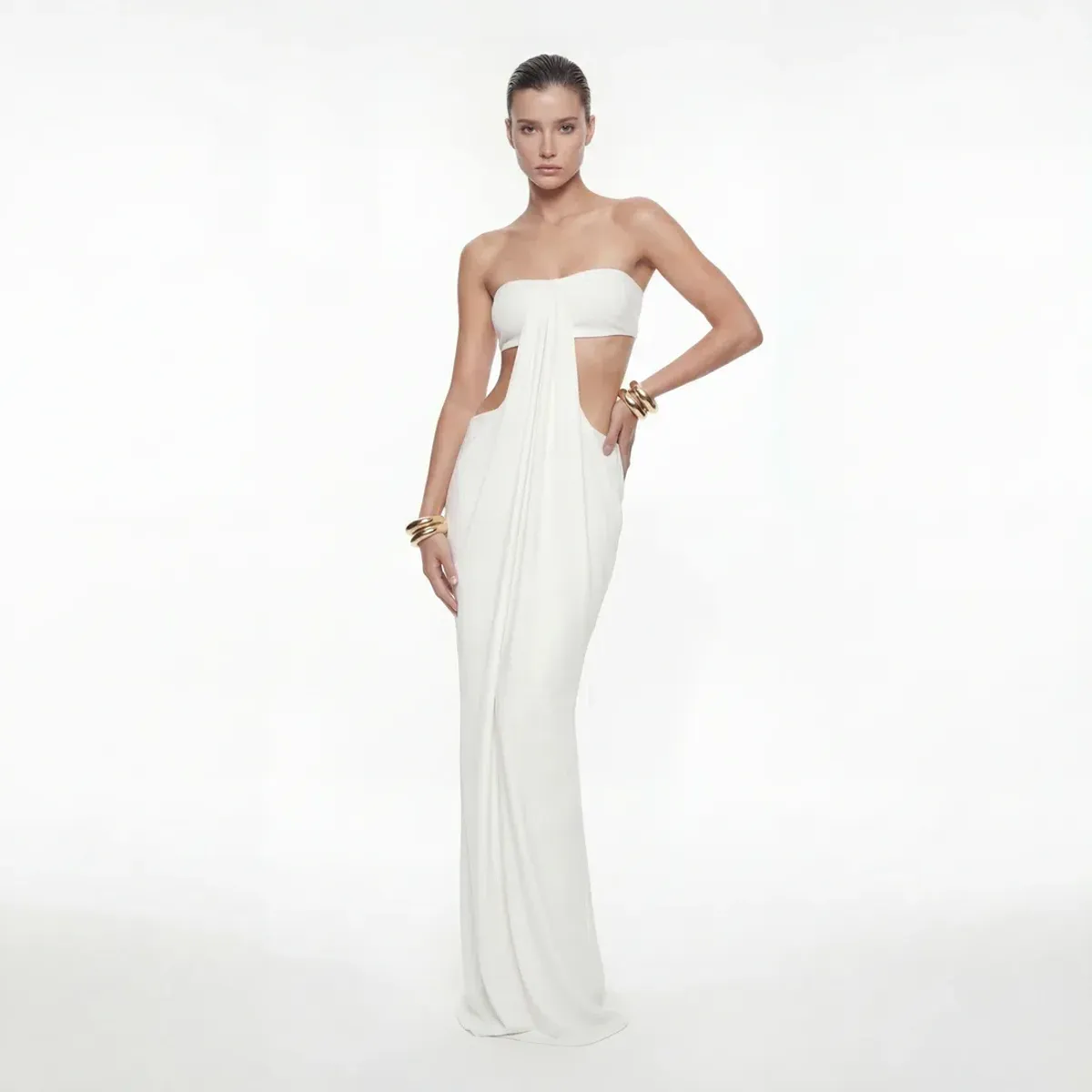 Serve The Brand Ophelia Maxi White - Image 6