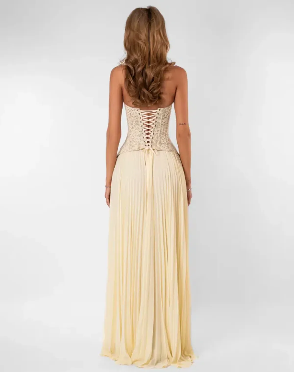 Fenity Gaia Dress in Butter Size XS - Image 2