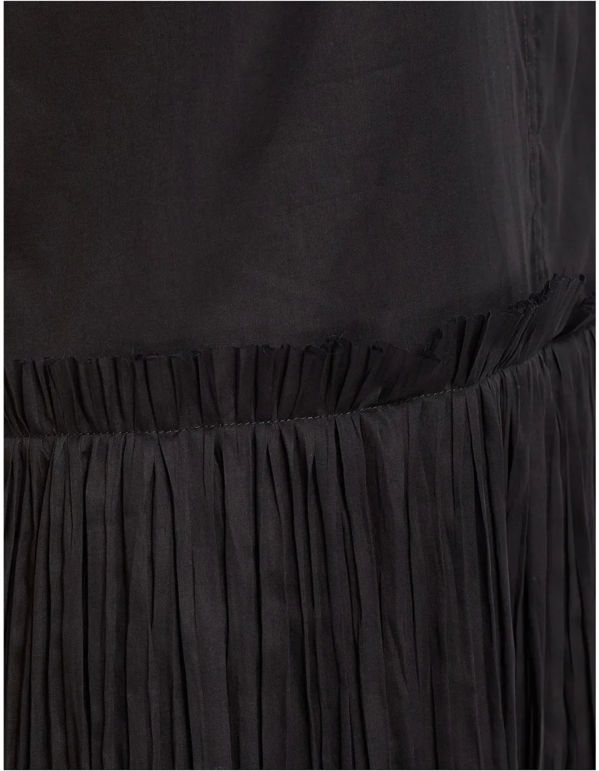 Jil Sander Elegant Pleated Midi Dress Black Size 40 - Image 4