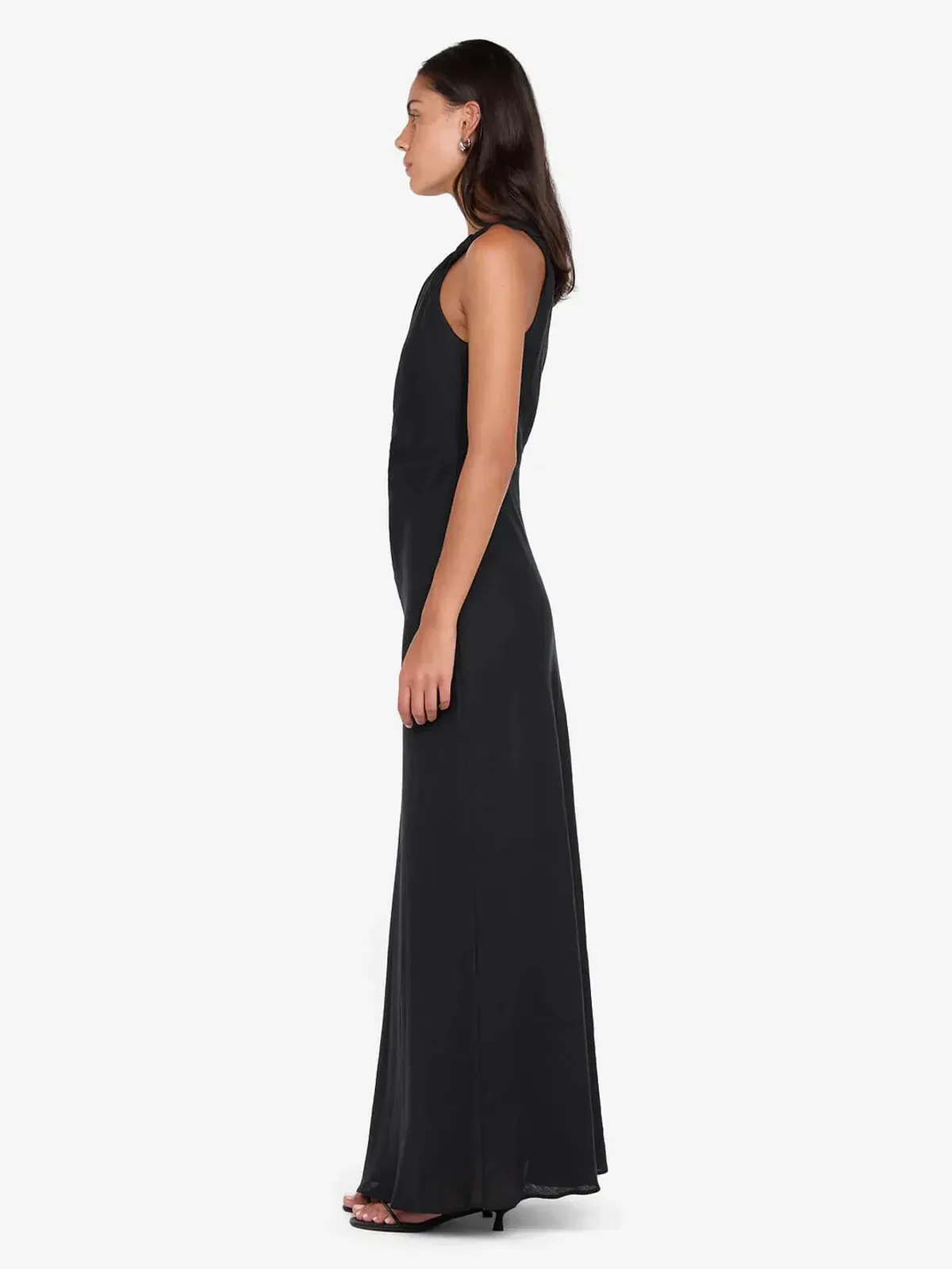 BEC & BRIDGE MELANIE ASYM MAXI BLACK / SIZE 12 - Image 3