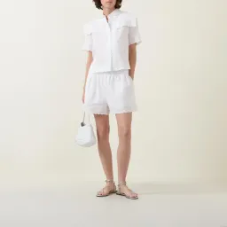 Oroton Handkerchief Shirt and Short Set White 8 AU for rent on The Volte - image 8