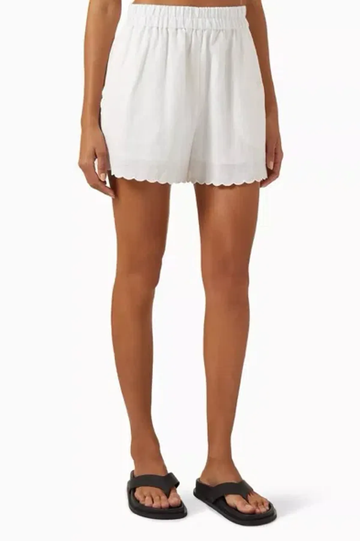 Oroton Handkerchief Shirt and Short Set White 8 AU - Image 6