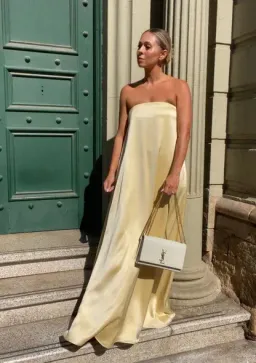 Anna Quan Delfina Maxi Dress Champagne Lemon Size 8 AU for rent on The Volte - image 1