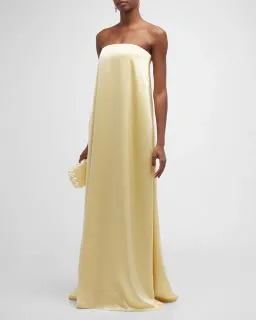 Anna Quan Delfina Maxi Dress Champagne Lemon Size 8 AU for rent on The Volte - image 2