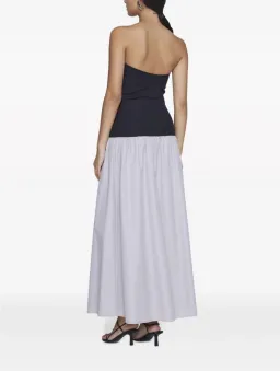 Anna Quan Amyra Strapless Midi Dress Grey Dove Size 10 for rent on The Volte - image 3