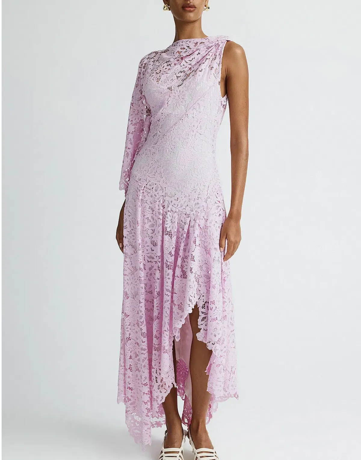 ANNA QUAN Lydia Dress Purple Lace 8 AU - Image 1