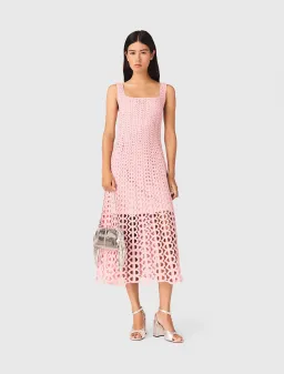 openwork midi dress for rent on The Volte - image 1