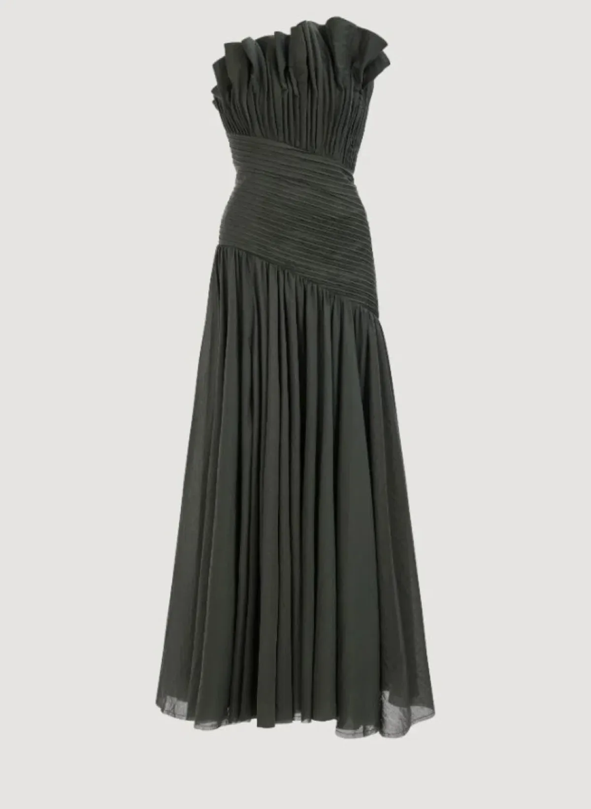 Aje Aquiline Maxi Dress in Hunter Green Size 12 - Image 5