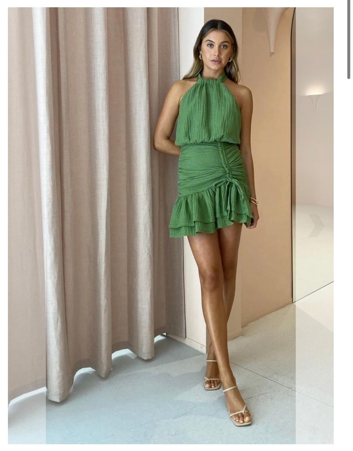 Issy Sail Away Dress in Fern 10 - Image 2