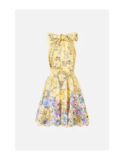 CAMILLA RUFFLE HEM HALTER SHORT DRESS SIZE XS  for rent on The Volte - image 2