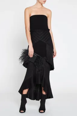 Sass and Bide The Grand Legacy Midi Dress Black Size 8 for rent on The Volte - image 1