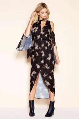 Sheike Midnight Bloom Dress Print Size 6 for rent on The Volte - image 1