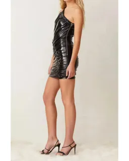 Bec & Bridge Breaking Motion Mini Dress Black Size AU 8 for rent on The Volte - image 2