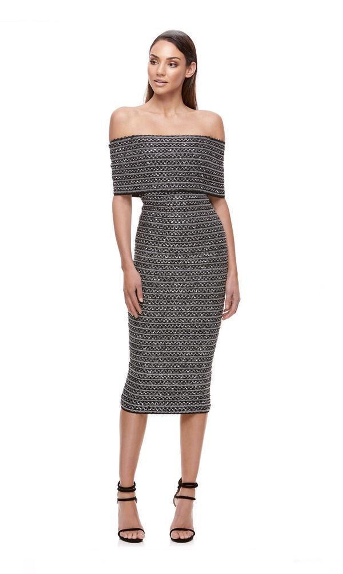 Eliya the Label Midi Dress Black Size 6 - Image 1