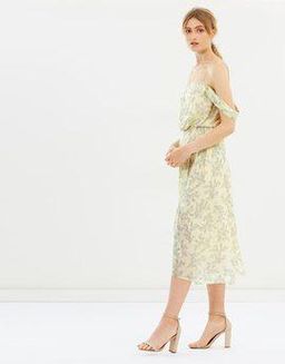 Camilla and Marc Lucia Midi Dress Print White Size 14 for rent on The Volte - image 3