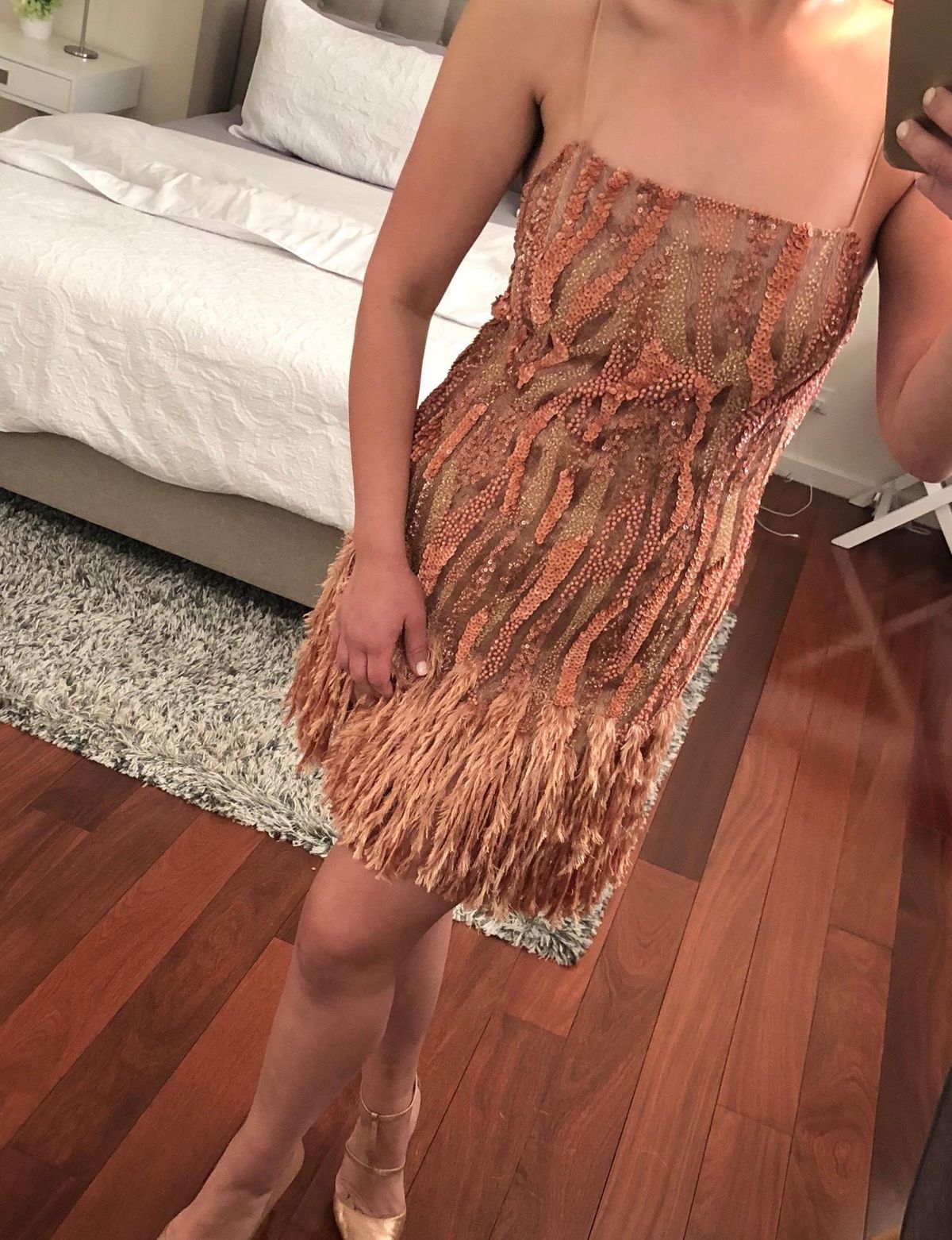 Aje Cassidy Dress Sequin Size 10 - Image 3