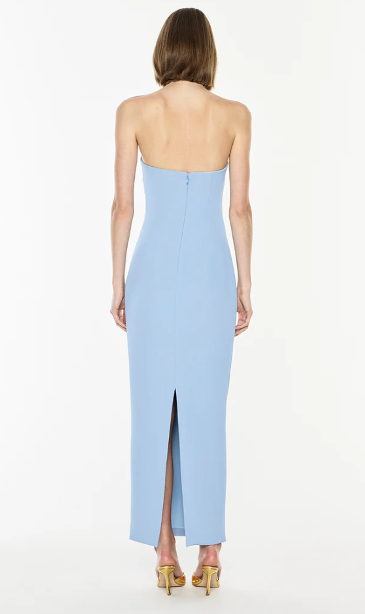 Manning Cartell Future Horizons Strapless Dress Sky Blue Size 8 - Image 2