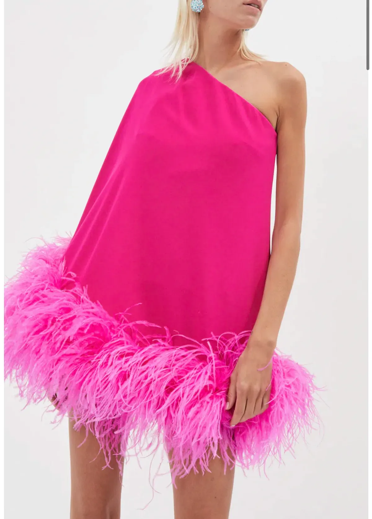 The New Arrivals by Ilkyaz Ozel Marlene Feather Dress - Image 3