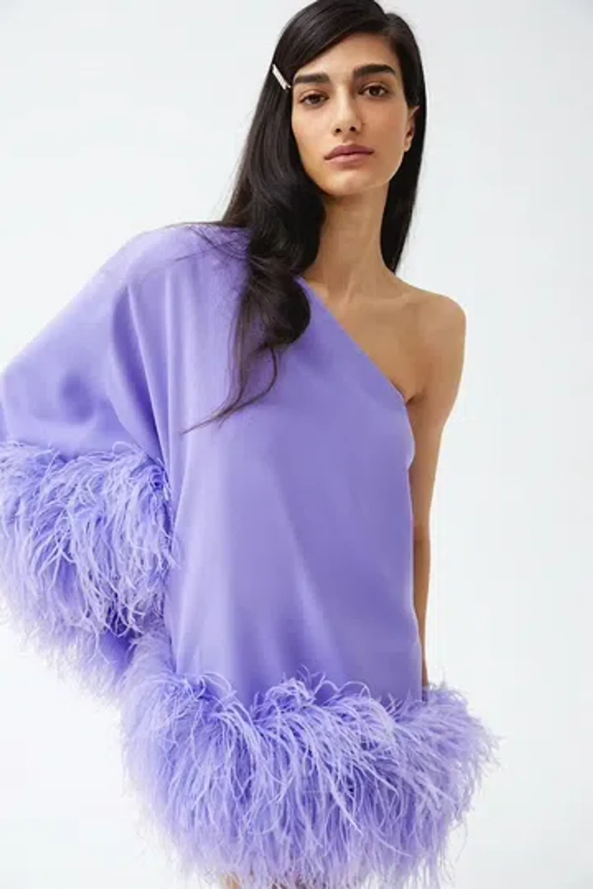 The New Arrivals by Ilkyaz Ozel Marlene Feather Dress - Image 2