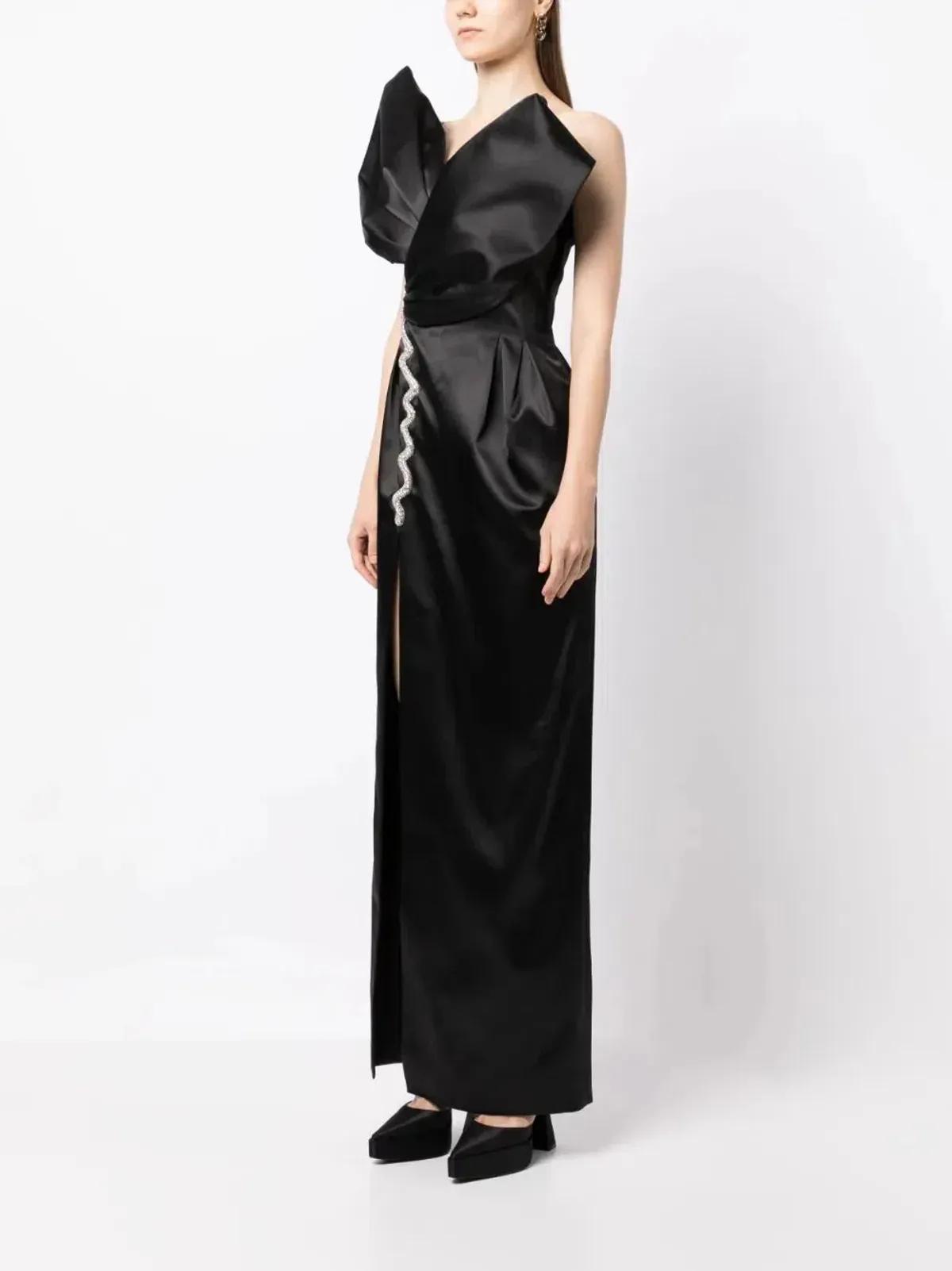 Rachel Gilbert Vivi Maxi Gown Black Size 0 / AU6 - Image 3