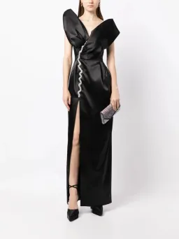 Rachel Gilbert Vivi Maxi Gown Black Size 0 / AU6 for rent on The Volte - image 2