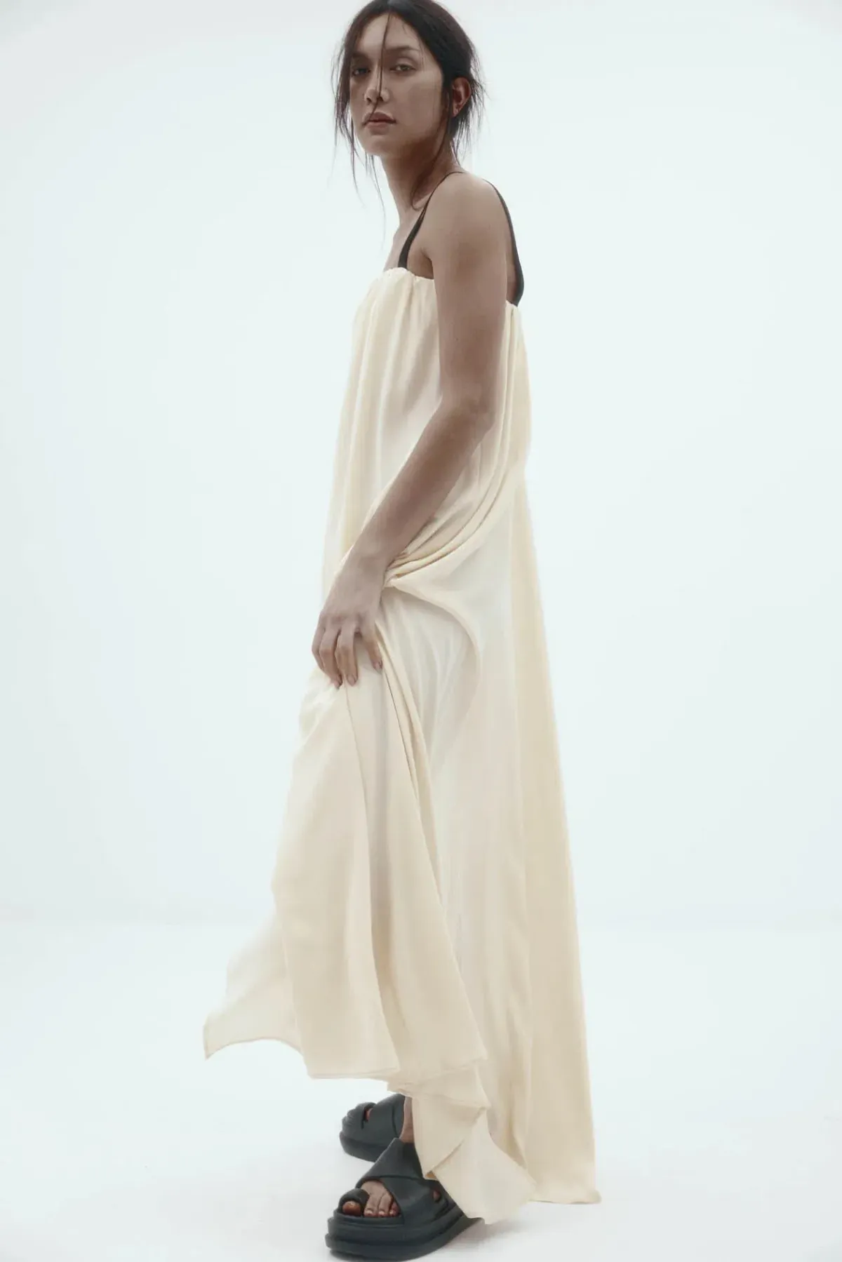 HARRIS TAPPER Bogart Dress Vanilla Silk 8 AU - Image 12