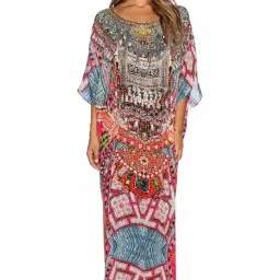 Camilla Round Neck Kaftan for rent on The Volte - image 1