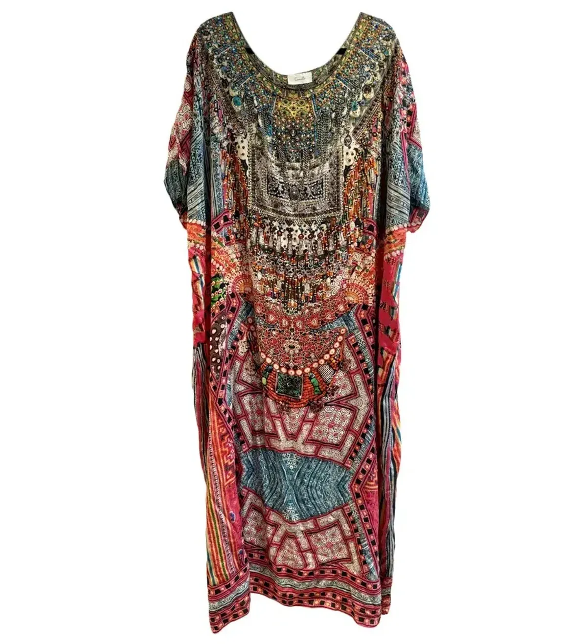 Camilla Round Neck Kaftan - Image 2
