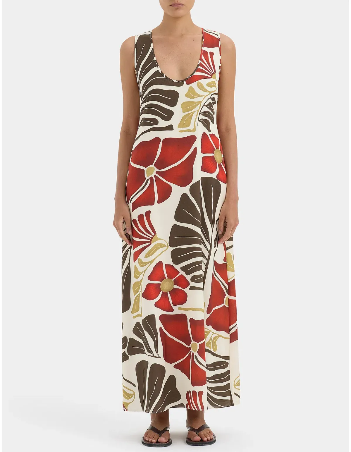 SIR Julietta Scoop Neck Maxi Dress Size 4/14 - Image 1