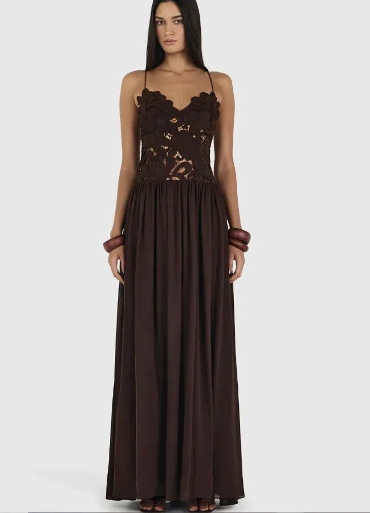 Hansen and Gretel Stephanie Maxi Dress in Cedar Size 10 - Image 1