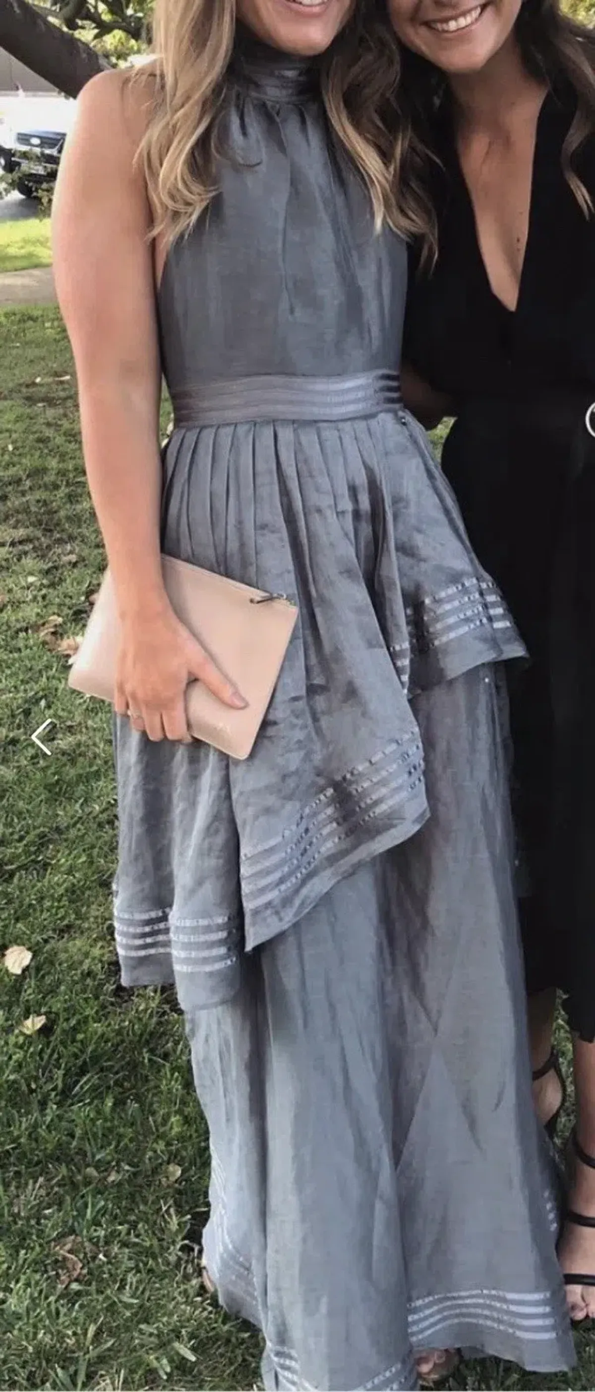 🩶 AJE Sienna Halter Maxi Dress – Silver Grey – Size 8 (AU) 🩶 - Image 1