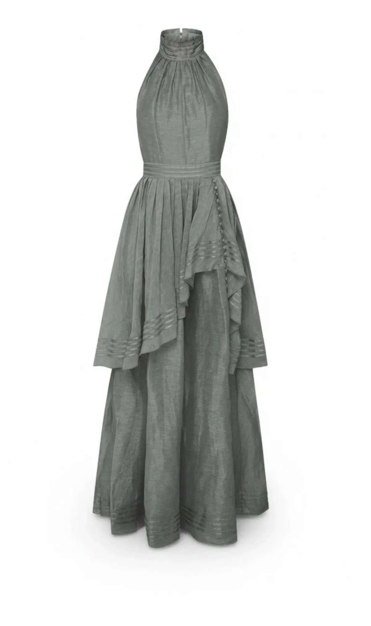 🩶 AJE Sienna Halter Maxi Dress – Silver Grey – Size 8 (AU) 🩶 - Image 2