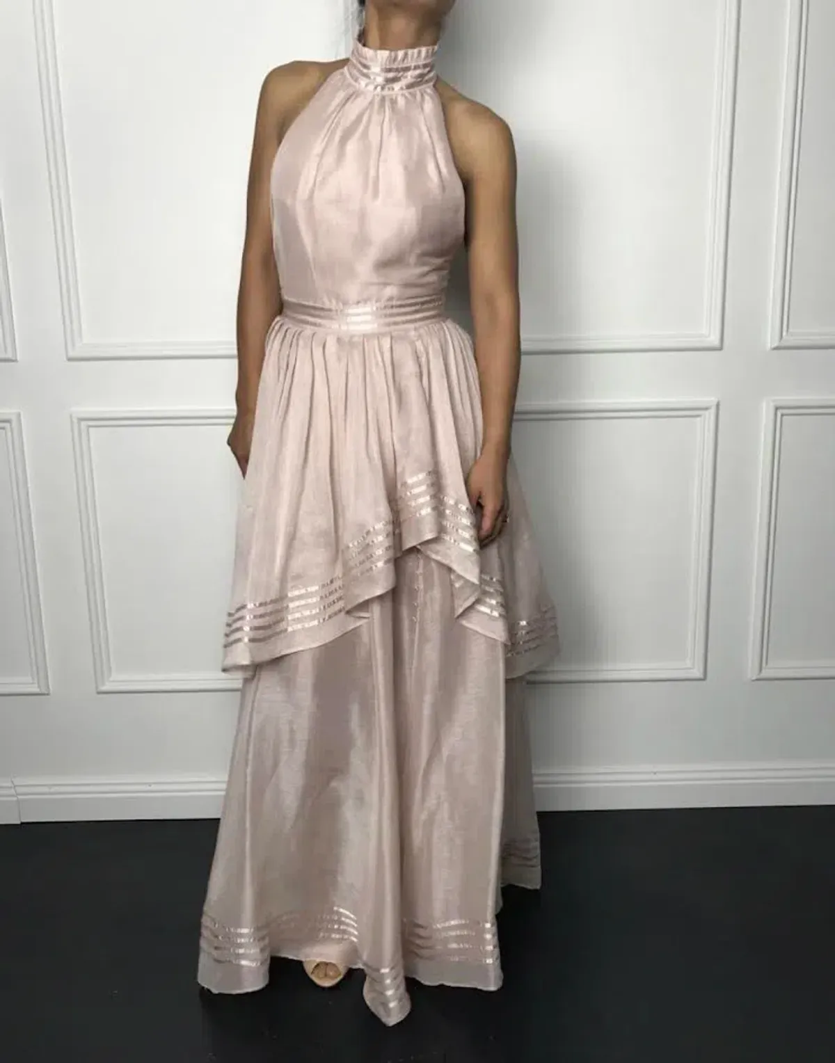 🩶 AJE Sienna Halter Maxi Dress – Silver Grey – Size 8 (AU) 🩶 - Image 9