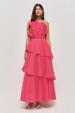 💕 AJE Selestia Gown – Magenta Pink Maxi Dress – Size 10 (AU) 💕 for rent on The Volte - image 6