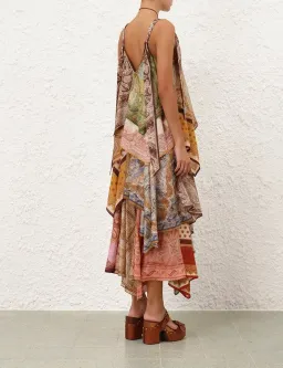 Zimmermann Sundance Scarf Midi Dress - size 1 for rent on The Volte - image 3