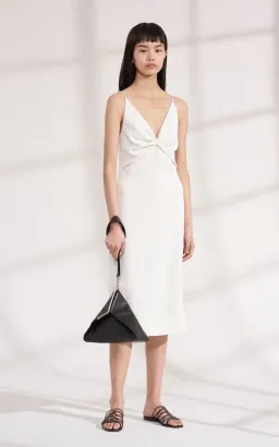 Dion Lee Pierced Slip Dress Cream Size 4 for rent on The Volte - image 2