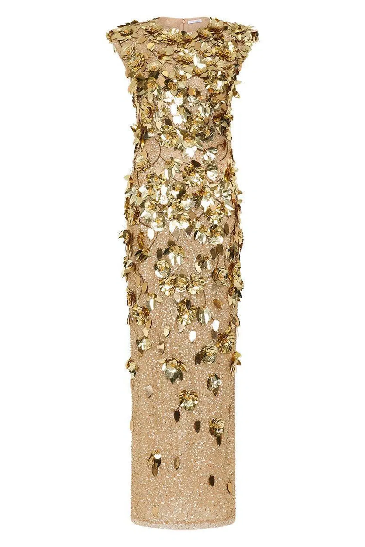 Rachel Gilbert Hugo Gown Gold 3/AU12 - Image 5