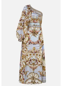 One Shoulder Dress With Blouson Sleeve -Throne Games Size 18 for rent on The Volte - image 6