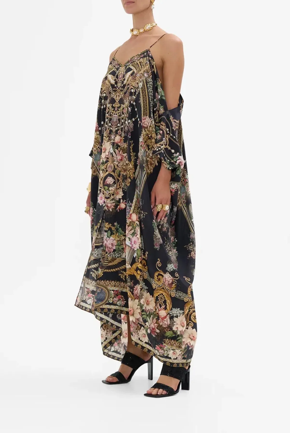 SHOESTRING STRAP KAFTAN - DYNASTY DAZE One Size - Image 3