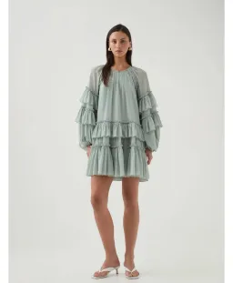 AJE MINA MINI DRESS GREEN 16 for rent on The Volte - image 2