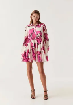 Aje Georgia Smock Mini Dress Floral Size 16 for rent on The Volte - image 1