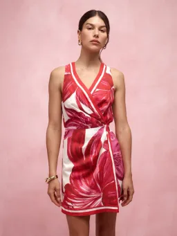 Sheike Antigua Mini Wrap Dress  Size 8 for rent on The Volte - image 1